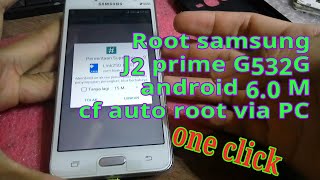 root samsung j2 prime G532g cf auto root one click [upl. by Alegnave]