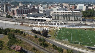 Scranton Pennsylvania  4K Drone Tour [upl. by Muncey769]