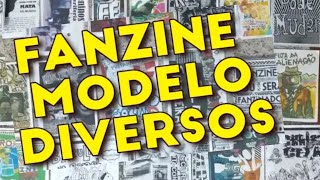 EXEMPLOS ZINES Diversos Modelos Fanzine 😲😲 [upl. by Barnet421]