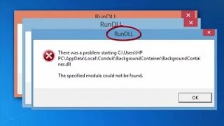 How To Fix Rundll Error In Windows 10 [upl. by Martinez]