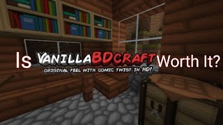 VanillaBDcraft TEXTURE PACK REVIEW worth the buy Texture Pack Reviews ep 1 [upl. by Llenal]