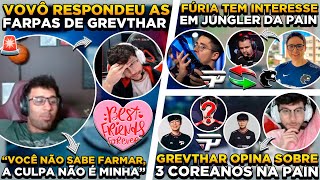 ABSOLUT RESPONDE FARPAS de GREVTHAR  PAIN PERDERÁ IDENTIDADE  FÚRIA BUSCA JUNGLER DA PAIN [upl. by Adanar890]