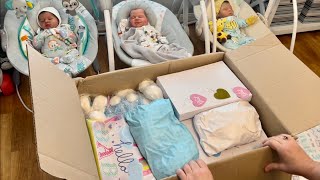 The Most Insanely HUGE Reborn Box Opening Ever Wow 😮 [upl. by Oned]