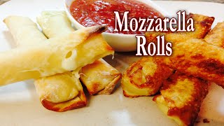 Mozzarella Rolls  Fried and Baked [upl. by Shiri]