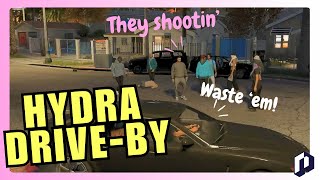 The Besties vs Hydra Dean shoots down Hydra in a driveby  GTA RP NoPixel 40 [upl. by Suryt]