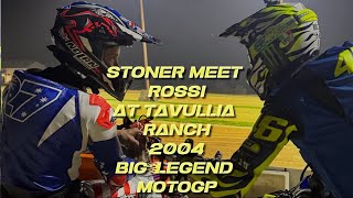 Stoner meet Valentino Rossi at Tavullia Ranch 2024 after Compete in EICMA Charity RAce Legend [upl. by Halliday]