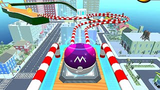 Sky Ball Rolling 3D Landscape Gameplay Android iOS Game [upl. by Aulea]