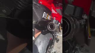 Ducati Desmosedici Akrapovic exhaust Sound shorts [upl. by Larrad]