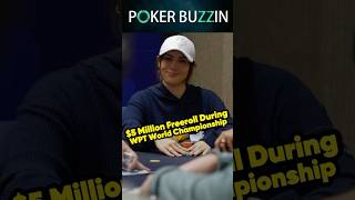 5 Million Freeroll During WPT World Championship poker casino pokerplayer pokerpro pokerstars [upl. by Kenlee]