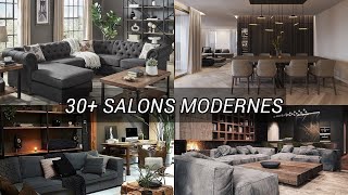 30 idées de salons modernes 2021  salon de luxe et tendance [upl. by Euk]