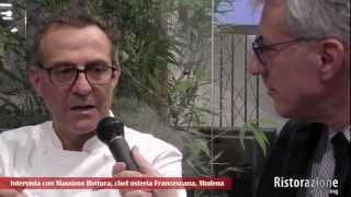 Intervista con Massimo Bottura chef osteria Francescana Modena [upl. by Elinet]