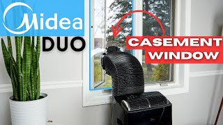 Midea Duo Casement Window Kit  How to vent a Portable AC [upl. by Aicineohp604]