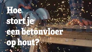 Betonvloer Storten Op Hout  Hoe stort je een betonvloer op hout  RentSetGo [upl. by Lemcke]