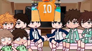 Past Middle School Kageyama and Hinata’s teams react  Haikyuu  mild shobiokagehina REPOST [upl. by Aivull]