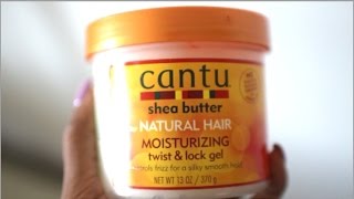 Retwist Reviews 1 CANTU TWIST amp LOCK GEL  Shea Butter for Natural Hair [upl. by Godrich202]