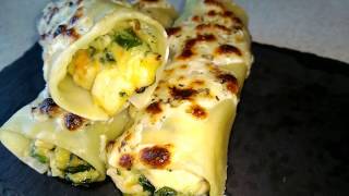 Como hacer canelones receta rápida [upl. by Ytirahs917]