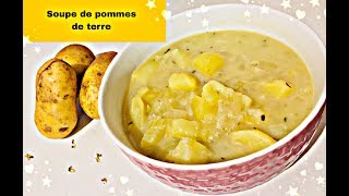 Soupe de pommes de terre weight watchers 9spl la part pour 4 personnes [upl. by Ardnala901]