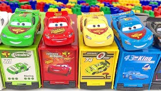 Lightning Mcqueen and Friends Cars Toys Learn Colors [upl. by Zinck]