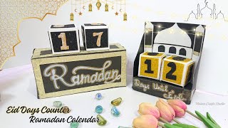 How To Make Ramadan Calendar At Home  DIY Eid Countdown  Ramadan Home Decoration Idea [upl. by Jagir51]