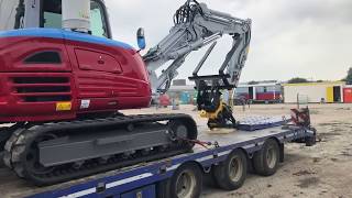 My new excavator takeuchi tb 290 with encgon ec 209 tiltrotator and trimble earthworks gps [upl. by Etnaid536]