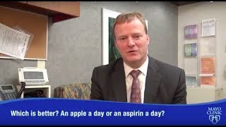 Which is better An aspirin a day or an apple a day  Dr Paul J Limburg [upl. by Annuahs]