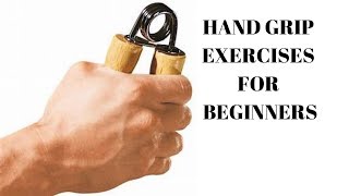 hand grip exercises for beginners [upl. by Erialcyram564]