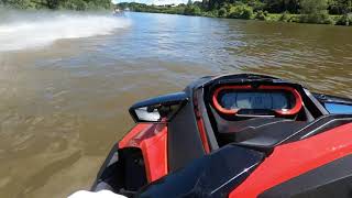 SeaDoo RXTX 300 vs Yamaha FX SVHO raced at Waikato River New Zealand [upl. by Tracy520]