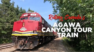 Riding Canadas Agawa Canyon Tour Train [upl. by Noiz]