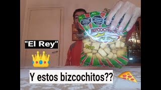 Probamos ineditos bizcochitos EL REY sabor pizza [upl. by O'Driscoll]