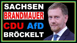 Sachsen Die BRANDMAUER zur AfD bröckelt [upl. by Klaus]