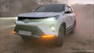 Toyota Fortuner Legender Σ4 AT 2023 ₹465 lakh  Reallife review [upl. by Damick]