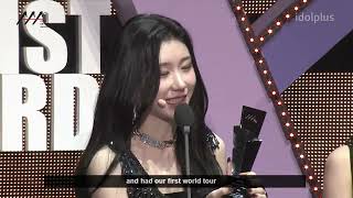 221213 있지 ITZY AAA Best AptistSINGERAAA 베스트 아티스트가수부문 수상 [upl. by Ronnoc]