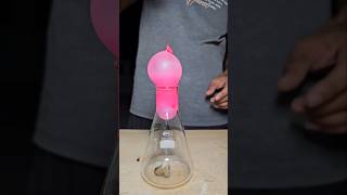 Water Balloon At Conical Flask shorts nsexperiment [upl. by Lotz]