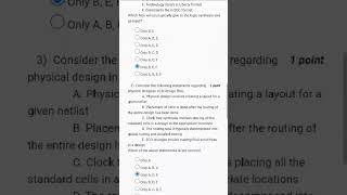 NPTEL Course VLSI Design Flow RTL to GDS Assignment 02 Answers July 2024 [upl. by Eladnor]