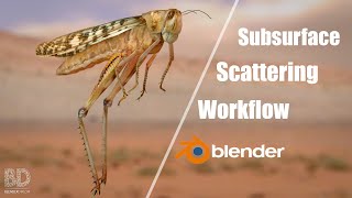 Blender Subsurface Scattering Workflow Tutorial [upl. by Busch617]