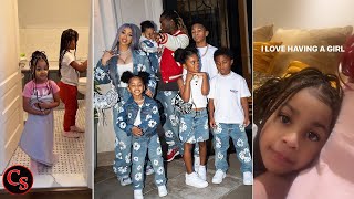 Cardi B Embraced Her Role as a Stepmother quotI always wanted them to love mequot VIDEO [upl. by Delaine]