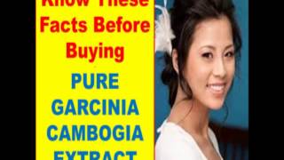 Pure Garcinia Cambogia Extract Review  Little Known But Crucial Facts About Garcinia Cambogia [upl. by Salvucci]