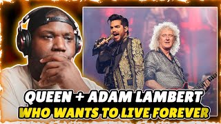 Queen  Adam Lambert  Who Wants To Live Forever  Reaction [upl. by Arahd463]