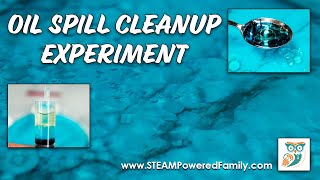 Oil Spill Cleanup Experiment for the Science Fair [upl. by Varin]