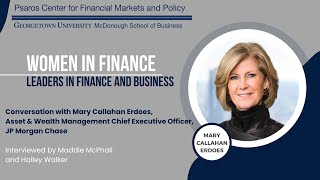 Women in Finance Interview with Mary Callahan Erdoes [upl. by Leotie]