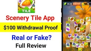 Scenery Tile Earn Money Game  Scenery Tile Cash Payment Proof  Scenery Tile Real or Fake [upl. by Matthaus]