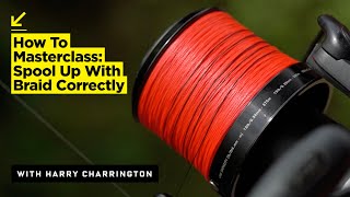 How To Correctly Spool Up Braided Main Line  Carp Fishing Tricks and Tips 2020 [upl. by Pontus]