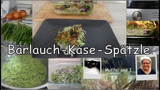 überbackene Bärlauch  Käse  Spätzle mit frischem Bärlauch [upl. by Romy750]