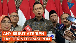 AHY Tunggu Kemenkominfo Berbenah Sebelum ATRBPN Simpan Data di PDN [upl. by Anelat]