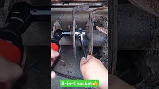 8 In 1 Socket wrench in action practical tool everyone needs😎 machine copperart woodworkingtools [upl. by Romola]