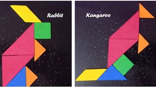 Tangram Animals  Tangram Activity [upl. by Marih]