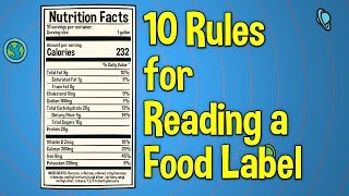 10 Rules For Reading a Food Label [upl. by Ecnarf330]