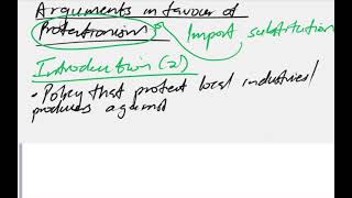 Grade 12 Economics Protectionism [upl. by Neelhtak183]