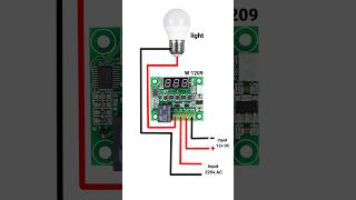 W 1209 temperature controller connection temperature controller shorts [upl. by Flint319]