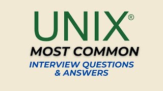 UNIX Interview Questions and Answers for 2024 [upl. by Yenreit]